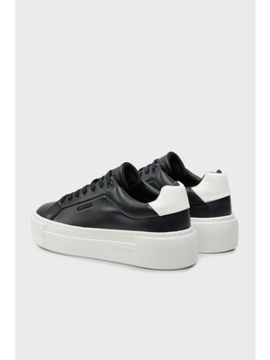 Calvin Klein Logolu Platform Taban Sneaker Ayakkabı HW0HW02202BEH Bayan Ayakkabı HW0HW02202 Beh