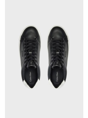 Calvin Klein Logolu Platform Taban Sneaker Ayakkabı HW0HW02202BEH Bayan Ayakkabı HW0HW02202 Beh