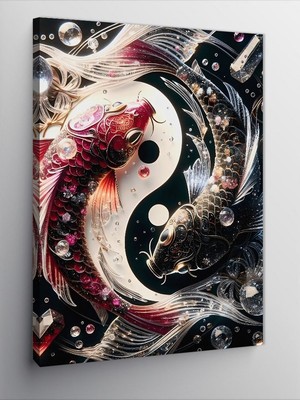 Tablomega Kanvas Tablo Yin ve Yang Sanatı