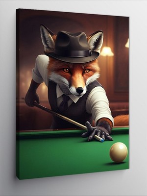 Tablomega Kanvas Tablo Bilardo Tilkisi