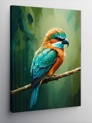 Tablomega Kanvas Tablo Daldaki Kuş