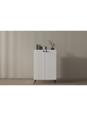 BGR Mobilya 2 Kapaklı Modern Ofis Dolabı