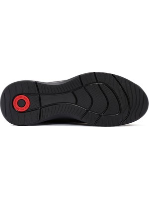 Derimod Erkek Siyah Bağcıklı Deri Casual Sneaker 24WFD6768FT