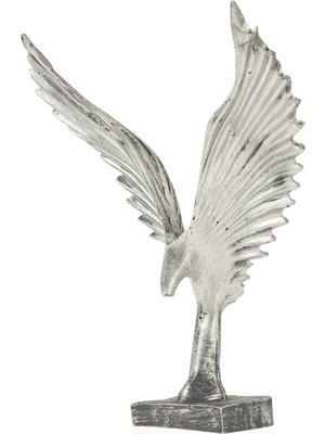 Evidea Deco Eagle Biblo - Gri / Siyah - 38,5 cm