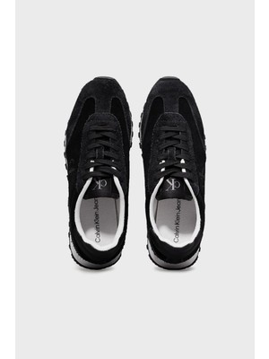 Calvin Klein Süet Logolu Kalın Tabanlı Sneaker Ayakkabı YW0YW015740GM Bayan Ayakkabı YW0YW01574 0gm