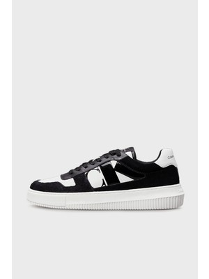 Calvin Klein Logo Baskılı Süet Sneaker Ayakkabı YM0YM011220GM Erkek Ayakkabı YM0YM01122 0gm