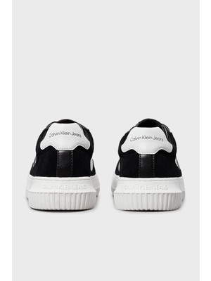 Calvin Klein Logo Baskılı Süet Sneaker Ayakkabı YM0YM011220GM Erkek Ayakkabı YM0YM01122 0gm