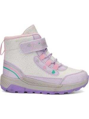 Kız Çocuk Su Geçirmez Içi Sıcak Tutan Kalın Astarlı Kışlık Kar Botu