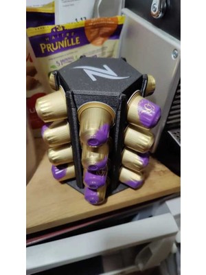 Kapsül Kahve Standı Masa Üstü 24 Kapsül Nespresso Kapsül Tutucu