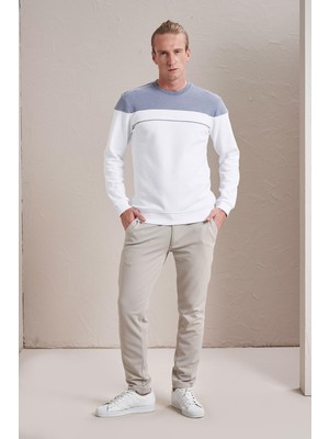 Tena Erkek Taş Yan Cep Slim Fit Pike Chino Pantolon
