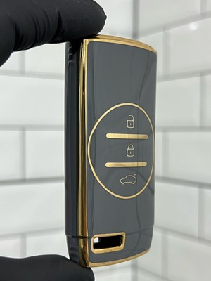 Barkas Elektronik Chery Tiggo 7 Pro Smart Anahtar Kılıfı Nardo Gri - Gold