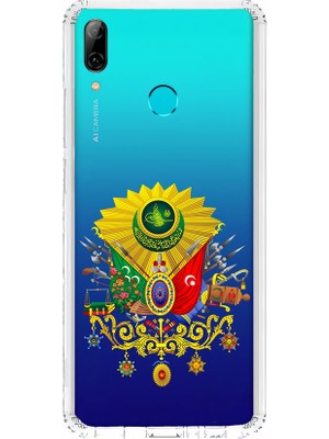 Zeyno Huawei Psmart 2019 Uyumlu Osmanlı Amblem Desenli Silikon Kılıf