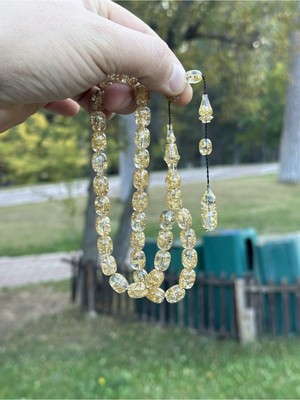 Yenilebilir Altın Parçaçıklı Golden Rosary Tesbih