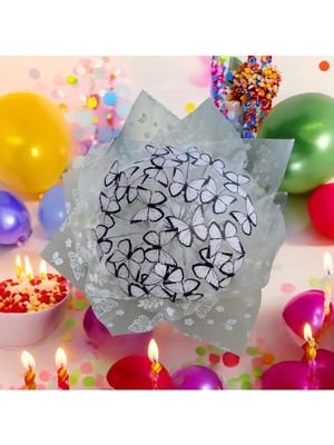 Tekno Trust Kelebek Buketi Beyaz 24 Kelebekli Işıklı (Ledli) Sevgiliye Arkadaşa