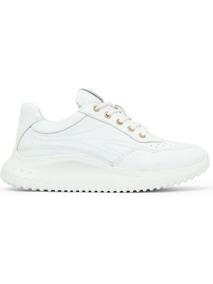 Bueno Shoes Beyaz Deri Kadın Spor Ayakkabı 16WA8153 16WA8153