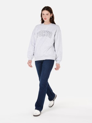 Gri Kadın Sweatshirt CL1070195_Q1.V2_MGA