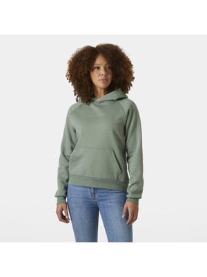 Helly Hansen W Cotton Fleece Hoodıe Sweatshırt HHA.54161-GREYCACTUS