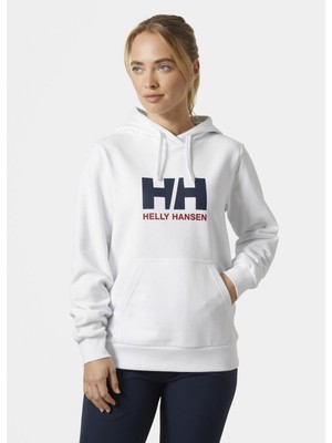 Helly Hansen W Hh Logo Kapüşonlu Sweatshırt 2.0 HHA.34460-WHITE