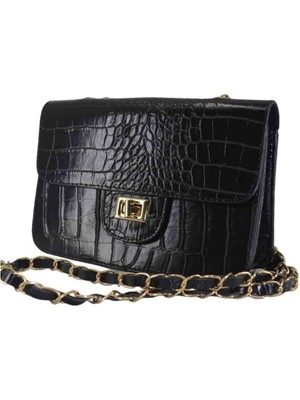 Zaytoon Suni Deri Kilitli Küçük Hacmi 13*19 cm Kadın Omuz Çantası B100003