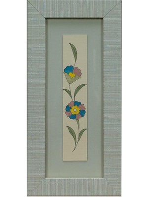 E38 El Işçiliği Sulu Boya  Tablo 32 X 15 Cm - 6046