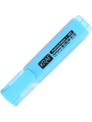 Kraf Fosforlu Kalem 385 Mavi-1 Adet