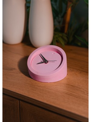 Tabart "monolit" Beton Masa Saati - Pembe