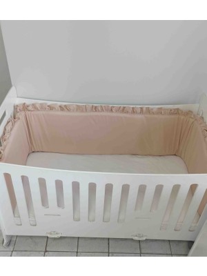 Ege Home Mia Fırfırlı Beşik Yan Koruma Bej 38×235 Tek Parça