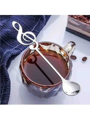 Volaconcept Sol Anahtar Notalı Çay Tatlı Kaşığı 2 Adet