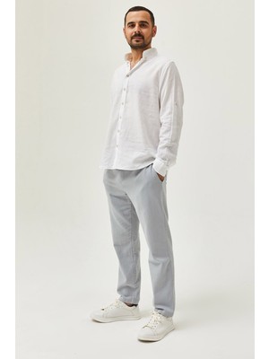 Arzu Özel Moda Atölyesi Unisex Arka Beli Lastikli Pantolon