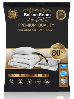 Balkan Room Vakumlu Hurç 2'li Set Jumbo 90X120