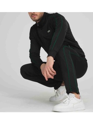 Lacoste Basıc Siyah Slim Fit Erkek Eşofman Takımı