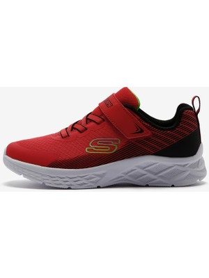 Skechers Microspec Ii  -  Zovrix Büyük Erkek Çocuk Kırmızı Spor Ayakkabı 403924L Rdbk