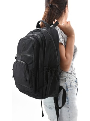 Çanta Trend Büyük Boy Ultra Kaliteli Maymuncuk Su Itici Özellikli  Okul Sırt Çantası