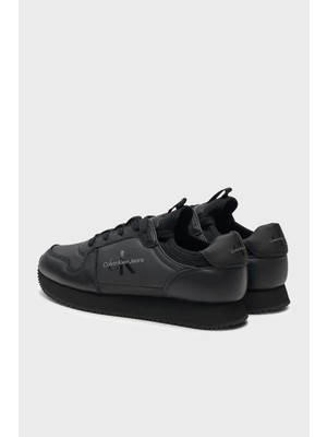 Calvin Klein Deri Logolu Sneaker Ayakkabı YM0YM011180GJ Erkek Ayakkabı YM0YM01118 0gj