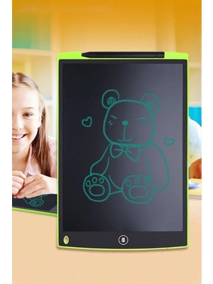 Krizantem Eğitici Tablet Çizim Yazı Tahtası Dijital Kalem Not Yazma Tablet Silinebilir Writing Tablet 8,5 Inç