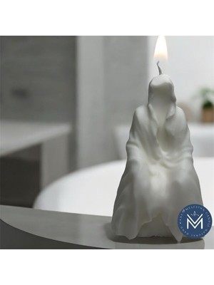 Melusina Candle Dekoratif Hayalet Model Mum - Kokulu Vegan Soya Wax Mumu