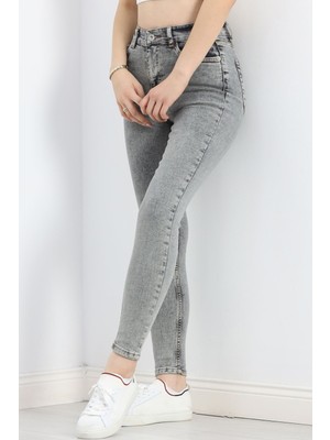 Colezium Mom Boyfriend Jeans Füme