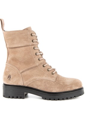 Hush Puppies Nubuk Bej Kadın Bot 725009-196