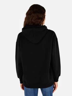 Siyah Kadın Sweatshirt CL1070191_Q1.V2_BLK