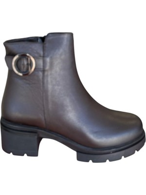 Castle Black YLDZ-27362-1 Kadın  Deri Klasik Bot Kahverengi