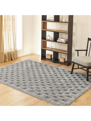 Kaşmir Halı  Kaşmir Halı Süpersoft Joy Grey 50X80 cm