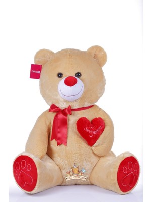 Peluş Ayıcık Sevimli Kalpli Seni Seviyorum Sevgiliye Hediye Ayı
