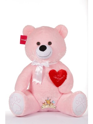 Peluş Ayıcık Sevimli Kalpli Seni Seviyorum Sevgiliye Hediye Ayı 46CM