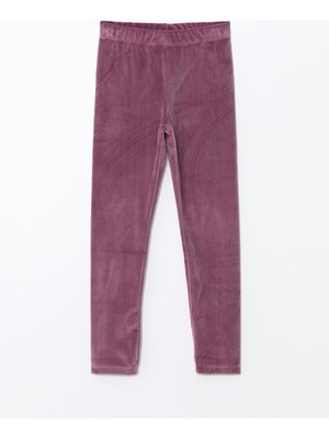 Lcw Kids  Beli Lastikli Basic Kız Çocuk Kadife Tayt