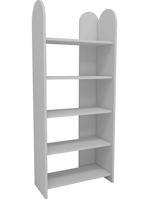 Dekoratif 5 Raflı Kitaplık Modern Kitaplık Kütüphane Organizer