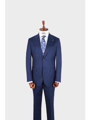 Kırlangıç Yaka Iki Düğmeli Erkek Takım ELBISE-KAX1363S
