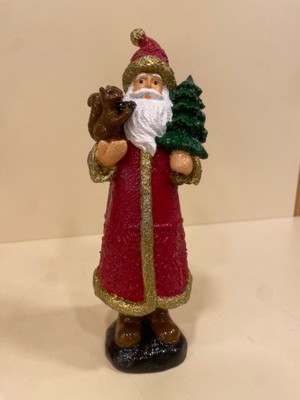 Yılbaşı Noel Baba Sincaplı Çam Ağaçlı 25 cm