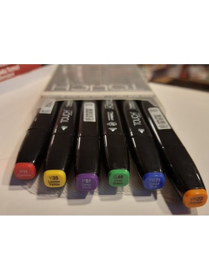 Shinhan Art Touch Twin Marker 6 Renk Set Florasan Renkler