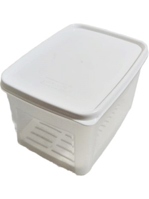 Geseus Moonstar Süzgeçli Peynir Saklama Kabı 2 Litre Bpa FREE-MS06