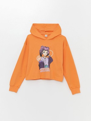 Lcw Kids Kapüşonlu Kız Çocuk Sweatshirt